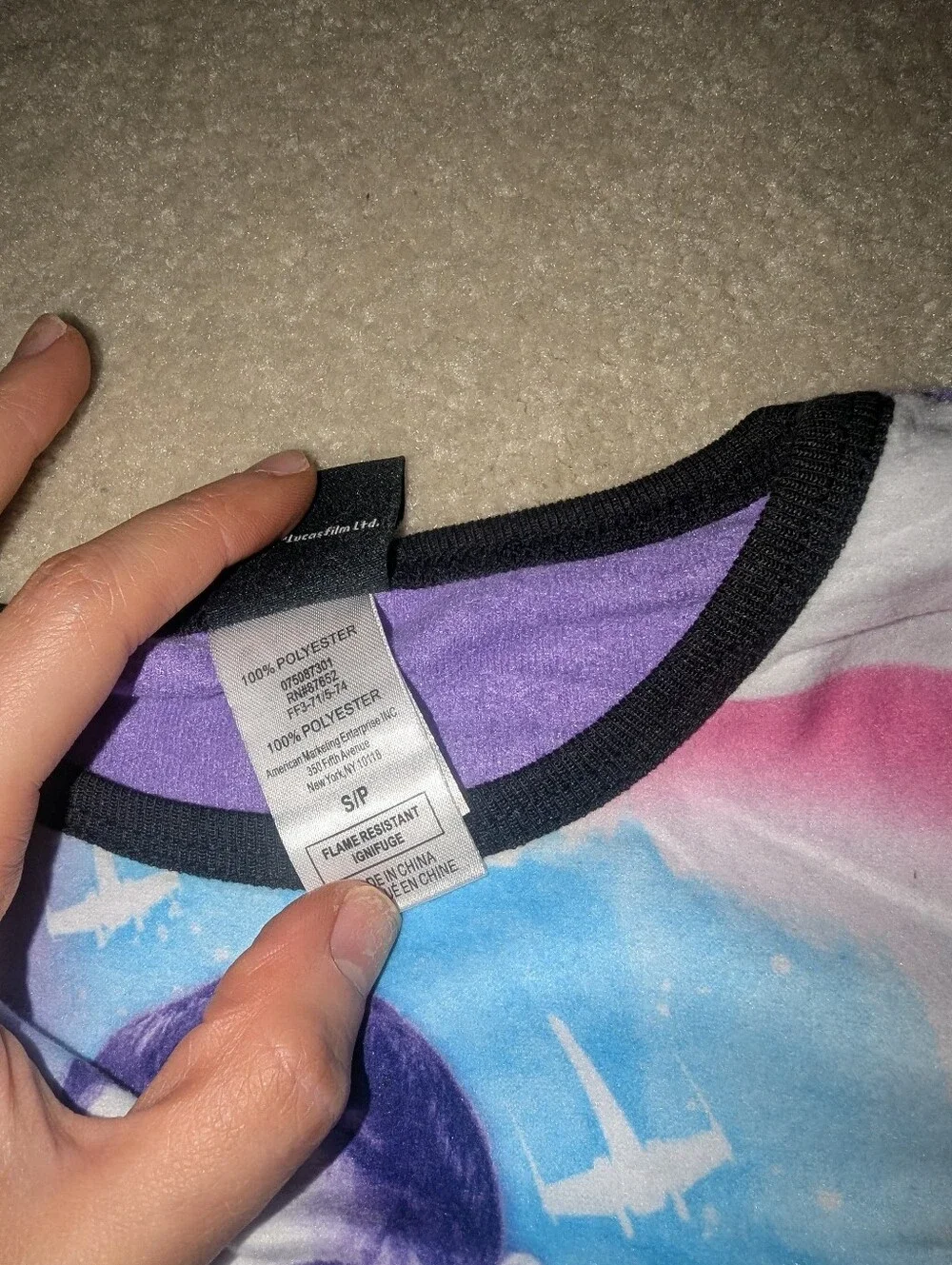 Nwt Star Wars Girls Pajamas